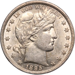 United States Half Dollar 1895 Silver
