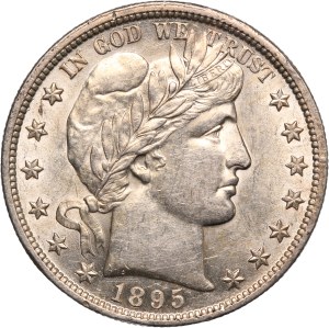 United States Half Dollar 1895 Silver