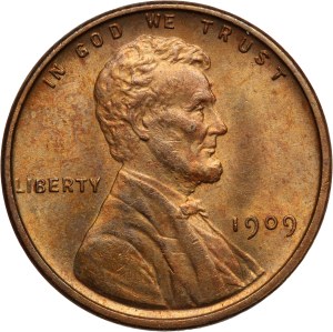 United States 1 Cent 1909 V.D.B.