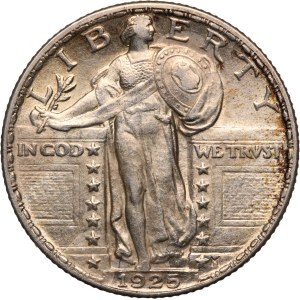 United States 25 Cents 1925 Silver