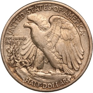 United States 50 Cents 1938 D Key Date Silver