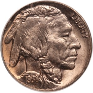 United States 5 Cents 1938 D Mint Error
