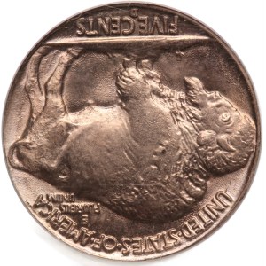 United States 5 Cents 1938 D Mint Error
