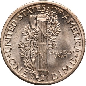 United States Dime 1940 D/D Mint Error Silver