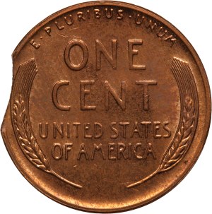 United States 1 Cent 1957 D Mint Error