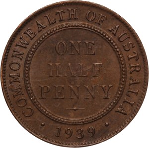 Australia 1/2 Penny 1939