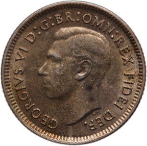 Australia 6 Pence 1952 Silver