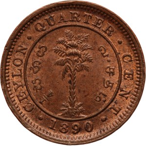 Ceylon 1/4 Cent 1890