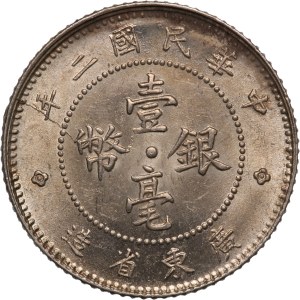 China 10 Cents 1913 Silver