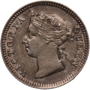 Hong Kong 5 Cents 1901 Silver