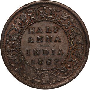 India 1/2 Anna 1862