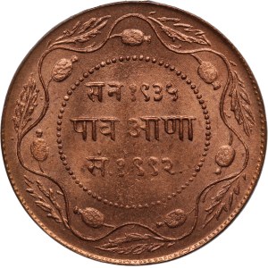 India 1/4 Anna 1935 (VS1992)