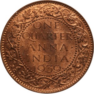 India 1/4 Anna 1939