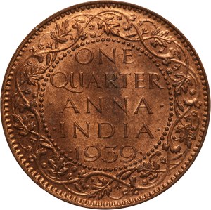 India 1/4 Anna 1939