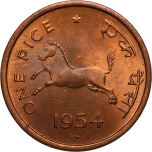 India 1 Paise 1954