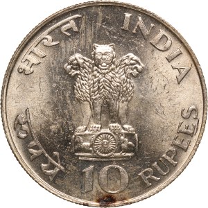 India 10 Rupees 1969 Silver