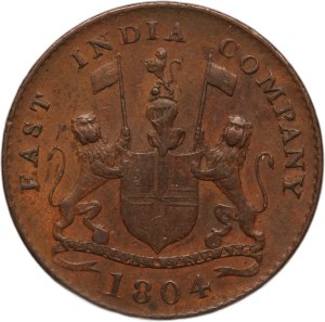 India, British 1/2 Pice 1804 (AH1219)