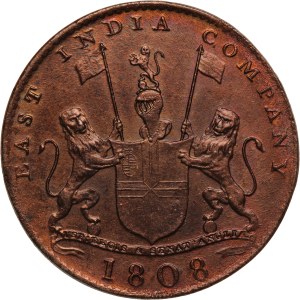 India, British 10 Cash 1808