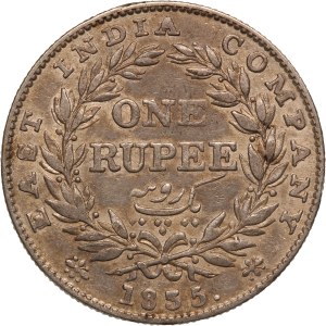 India, British 1 Rupee 1835 With F Silver