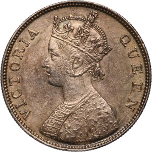 India, British 1 Rupee 1862 B Rare Silver