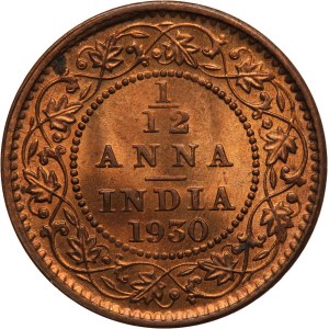 India, British 1/12 Anna 1930