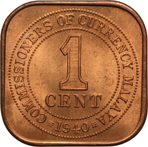 Malaya 1 Cent 1940