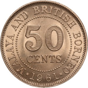 Malaya and British Borneo 50 Cents 1961