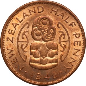 New Zealand 1/2 Penny 1942