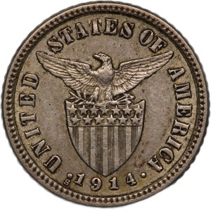 Philippines 10 Centavos 1914 S Silver