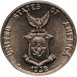 Philippines 5 Centavos 1938 M