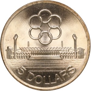 Singapore 5 Dollars 1973 Silver