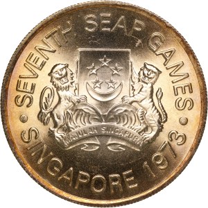 Singapore 5 Dollars 1973 Silver