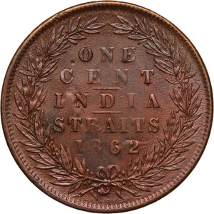Straits Settlements 1 Cent 1862