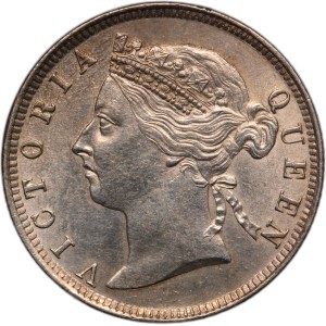 Straits Settlements 20 Cents 1896 Silver