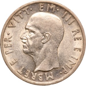 Albania 5 Lek 1939 R Silver