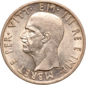 Albania 5 Lek 1939 R Silver