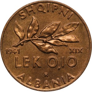 Albania 1/10 Lek 1941 R Key Date