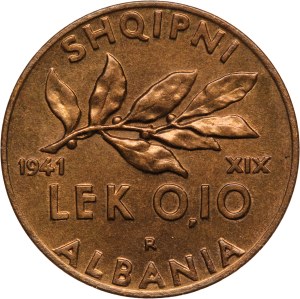 Albania 1/10 Lek 1941 R Key Date