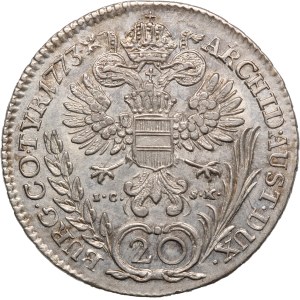 Austria 20 Kreuzers 1773 ICSK Silver