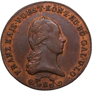 Austria 3 Kreuzer 1812 B Silver