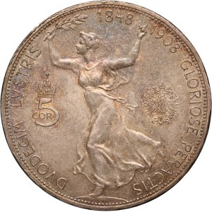 Austria 5 Corona 1908 Silver