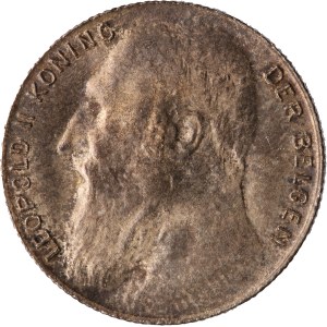Belgium 50 Centimes 1901 Silver