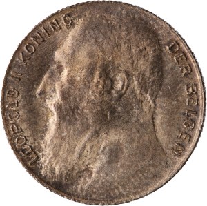 Belgium 50 Centimes 1901 Silver