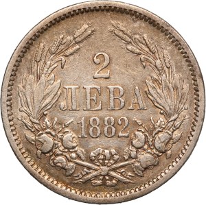 Bulgaria 2 Leva 1882 Silver