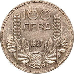 Bulgaria 100 Leva 1937 Silver