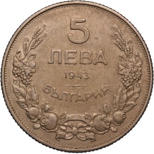 Bulgaria 5 Leva 1943