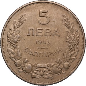 Bulgaria 5 Leva 1943