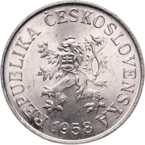 Czechoslovakia 10 Haleru 1958 Rare
