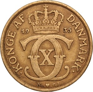 Denmark 1 Krone 1935 Key Date