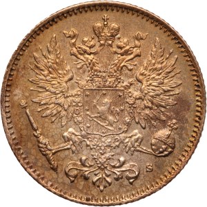 Finland 50 Pennia 1914 S Silver